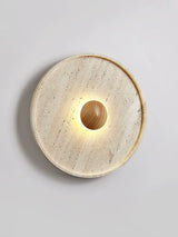 Minimalist Stone Wall Light  Natural Travertine LED Sconce - Product detail 4