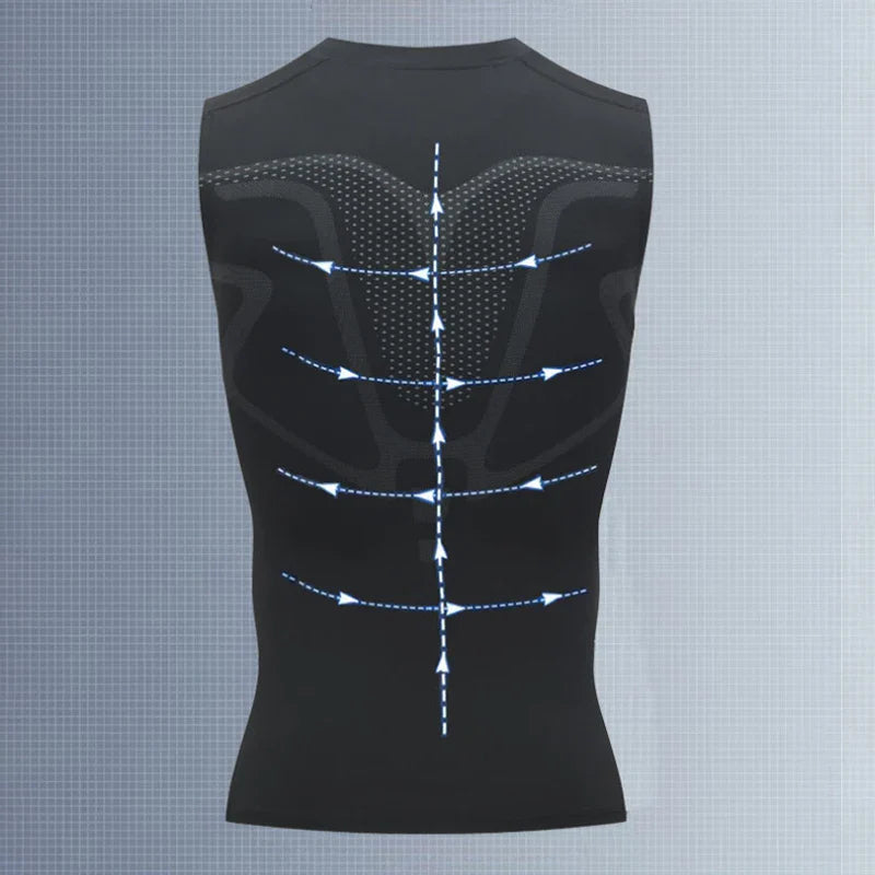 Performance Athletic Tank Top  Moisture-Wicking Compression Design - Product detail 5