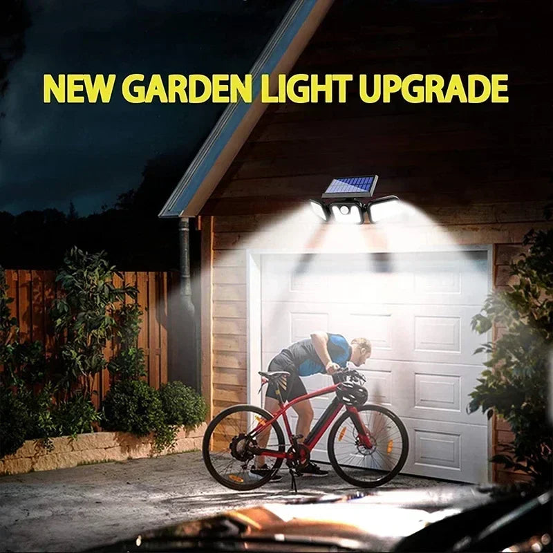 Solar Motion Sensor Light  270 Wide Angle LED Outdoor Security Lamp - Product detail 8
