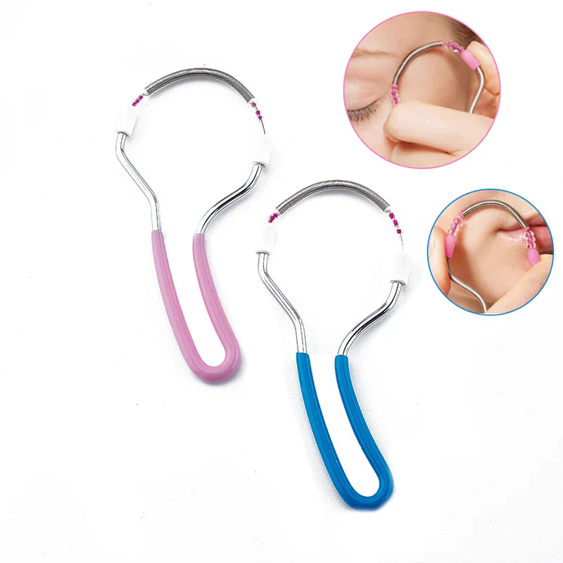 Facial Hair Removal Spring  Stainless Steel Epilator Tool - Product showcase
