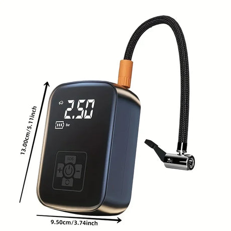 Digital Tire Inflator  Portable Air Pump With LCD Display - Product showcase