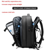 Smart Travel Backpack  Vacuum Compression Storage System - Product detail 4