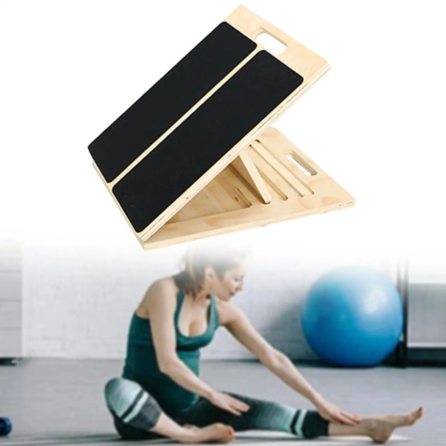 Adjustable Slant Board  Professional Wooden Calf Stretcher - Product showcase