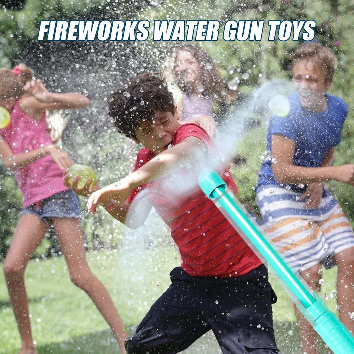 Summer Water Blaster  Pull-Out Sprayer with Multi-Color Design - Product example