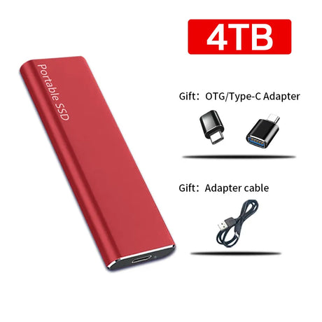 Portable External Drive  4TB USB-C Metal Storage - Product detail 9