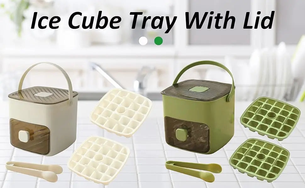 Modern Ice Cube Maker  Double Layer Storage With Handle - Product detail 13