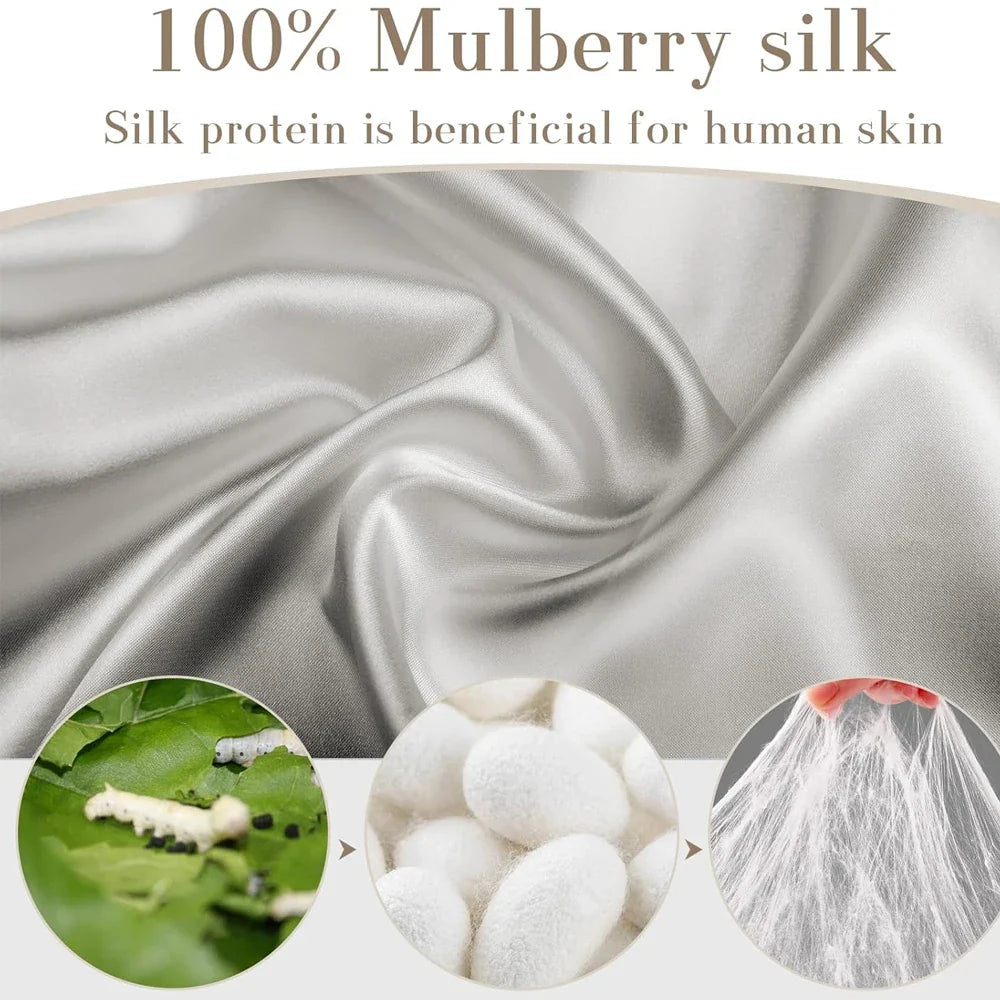 Mulberry Silk Sleep Mask  Luxury Light Blocking Design - Product example