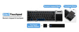 Wireless Foldable Keyboard  Dual Mode With Touchpad - Product detail 9