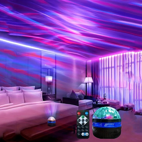 Aurora Night Light Projector  Remote Control LED Galaxy Effects - Product example