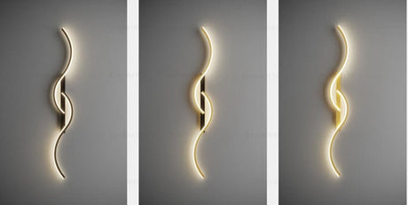 Modern LED Wall Light  Curved Minimalist Design - Product detail 11