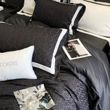 Egyptian Cotton Bedding Set  Modern Monogram Pattern - Product detail 5