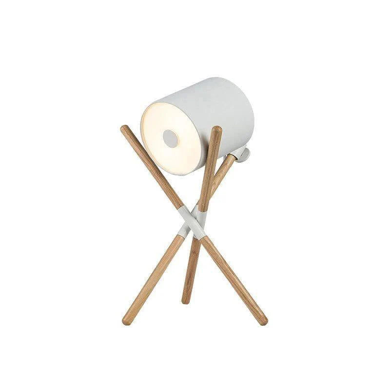 Scandinavian Table Lamp  Wood Frame Swivel Design - Product detail 19