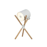 Scandinavian Table Lamp  Wood Frame Swivel Design - Product detail 19