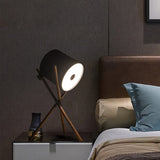 Scandinavian Table Lamp  Wood Frame Swivel Design - Product detail 5