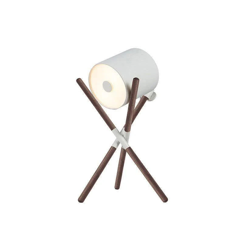 Scandinavian Table Lamp  Wood Frame Swivel Design - Product detail 21