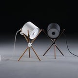 Scandinavian Table Lamp  Wood Frame Swivel Design - Product detail 6
