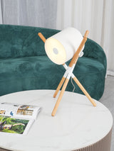 Scandinavian Table Lamp  Wood Frame Swivel Design - Product detail 13
