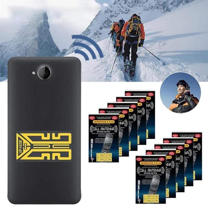 Portable Cell Phone Signal Booster  Gold Antenna Amplifier Sticker - Product detail 8