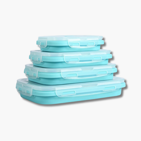 Collapsible Silicone Food Containers  Leak-Proof Storage Set - Detailed view
