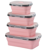 Collapsible Silicone Food Containers  Leak-Proof Storage Set - Product detail 11