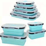 Collapsible Silicone Food Containers  Leak-Proof Storage Set - Product detail 14