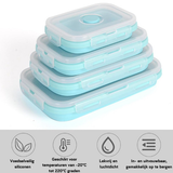 Collapsible Silicone Food Containers  Leak-Proof Storage Set - Product detail 5