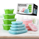 Collapsible Silicone Food Containers  Leak-Proof Storage Set - Product detail 8