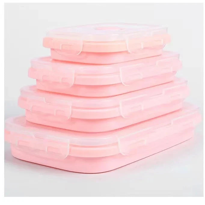 Collapsible Silicone Food Containers  Leak-Proof Storage Set - Product detail 10