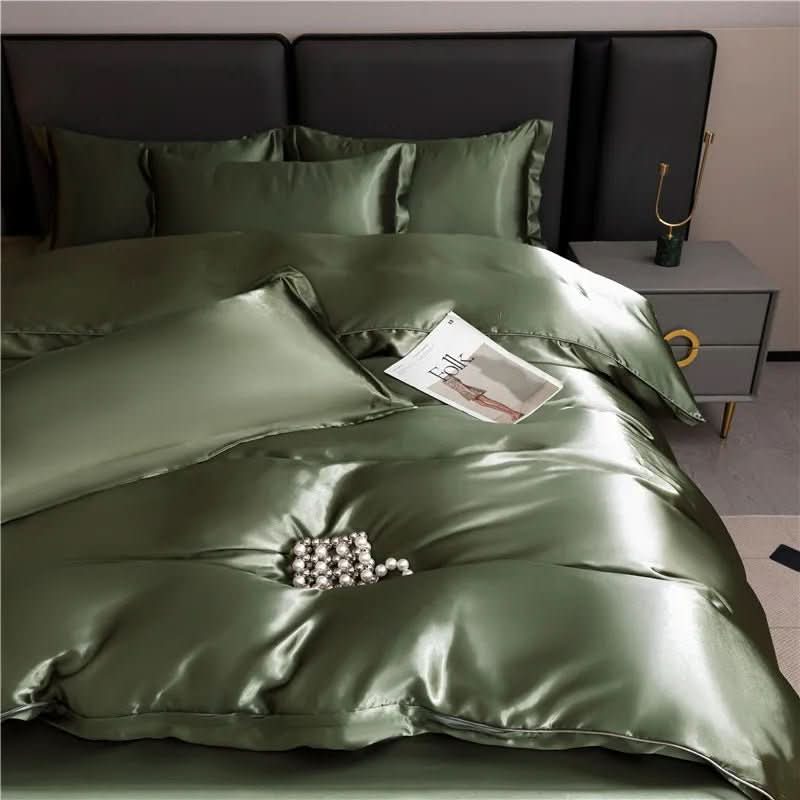 Silk Duvet Cover  Premium Natural Mulberry Silk Bedding - Detailed view