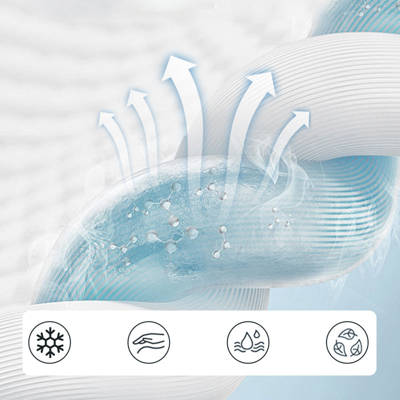 Silk Summer Quilt Set  Cooling Breathable Bedding - Detailed view