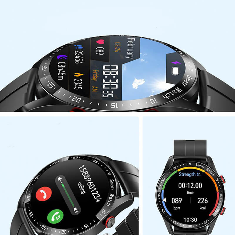 Digital Health Smart Watch  Blood Glucose Monitor With IP67 Rating - Product detail 4