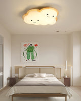 Kids Cloud Ceiling Light  Wooden Trim Smiling Design - Product detail 6