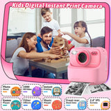 Kids Instant Camera  HD Photo Printing with 32GB Storage - Product detail 4