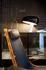 Modern Marble Table Lamp  Carrara Base Black Dome Shade - Product detail 28