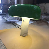 Modern Marble Table Lamp  Carrara Base Black Dome Shade - Product detail 51