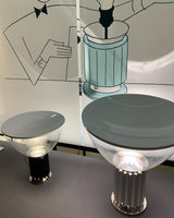 Modern Marble Table Lamp  Carrara Base Black Dome Shade - Product detail 65