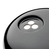 Modern Marble Table Lamp  Carrara Base Black Dome Shade - Product detail 13