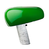 Modern Marble Table Lamp  Carrara Base Black Dome Shade - Product detail 80