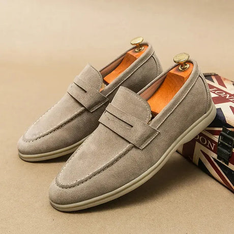 Classic Suede Penny Loafers  Comfort Sole Design - Product detail 9