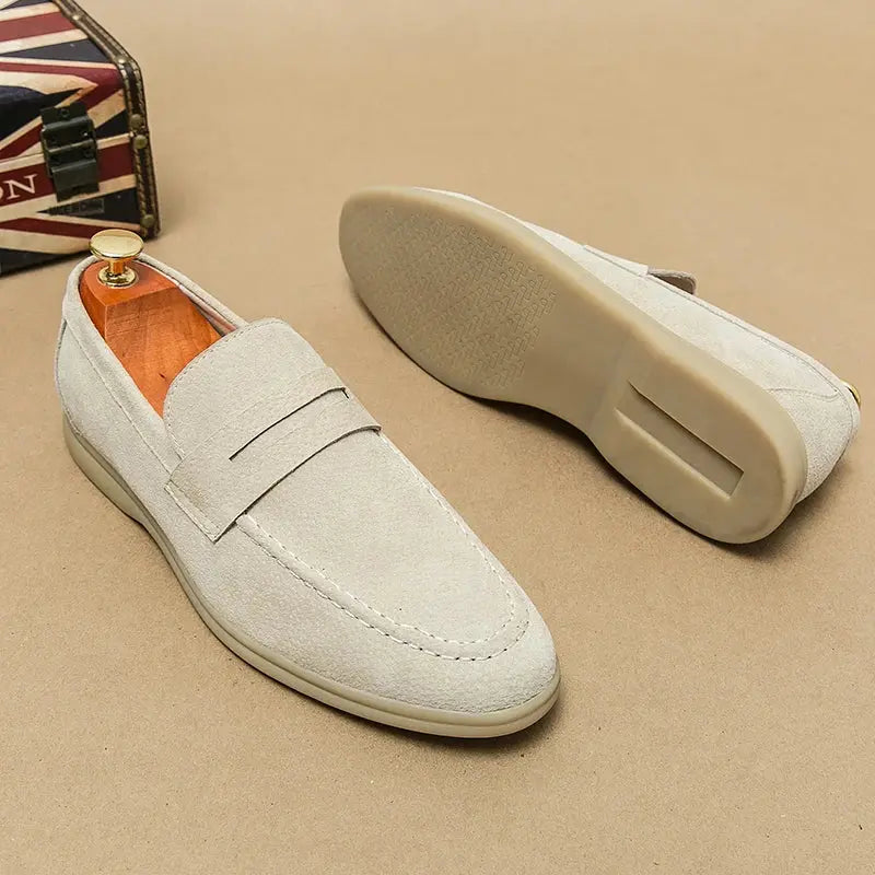 Classic Suede Penny Loafers  Comfort Sole Design - Product detail 6