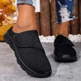 Womens Adjustable Mesh Slippers  Velcro Closure For Sensitive Feet - Product detail 7