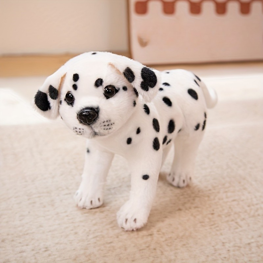 Plush Dalmatian Puppy Toy  Soft Stuffed Animal For Kids - Detailed view