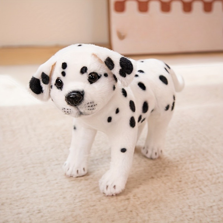 Plush Dalmatian Puppy Toy  Soft Stuffed Animal For Kids - Detailed view