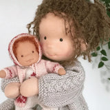 Waldorf Cotton Plush Doll  Handmade Knit Outfit with Gift Box - Product detail 6