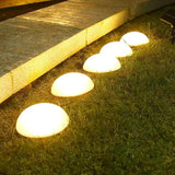 Solar Garden Path Light  Half-Dome Waterproof Design - Detailed view