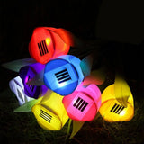 Solar Garden Tulip Lights  Multi-Color LED Path Lighting - Product example