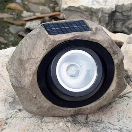 Solar Rock Light  Natural Stone Garden Illumination - Product detail 4