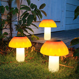 Solar Mushroom Light  Outdoor Garden Path Lantern - Detailed view