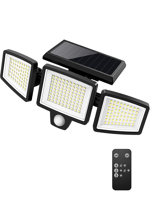 Solar Motion Sensor Light  Triple Head LED Security Lighting - Product detail 7