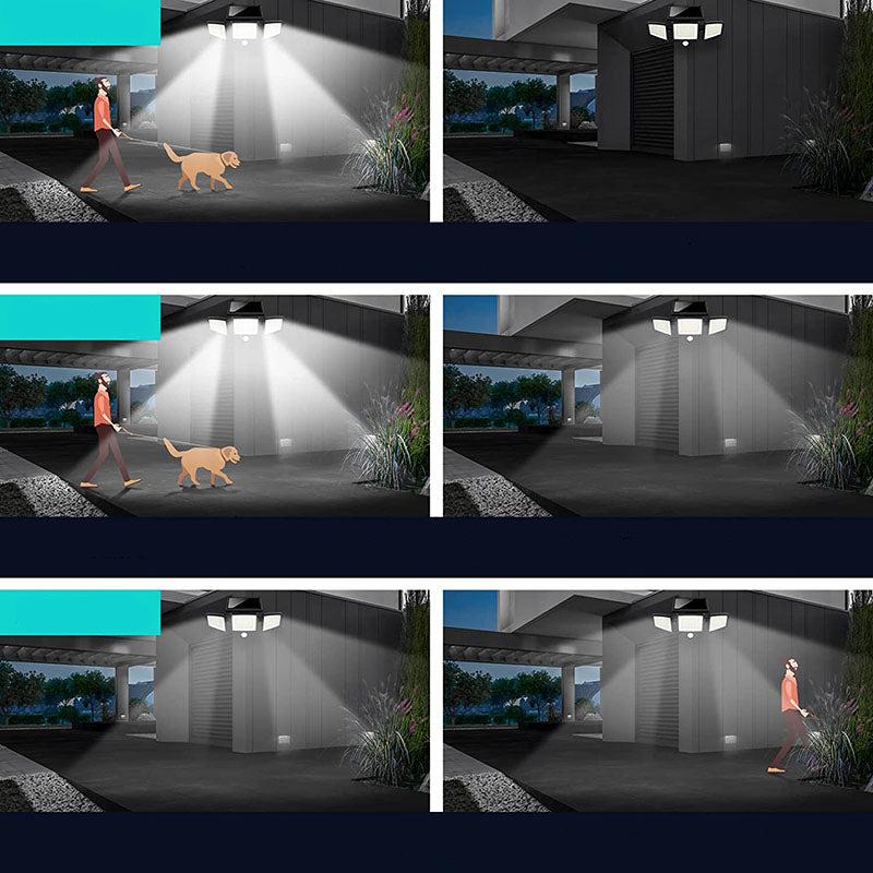 Solar Motion Sensor Light  Triple Head LED Security Lighting - Product detail 5